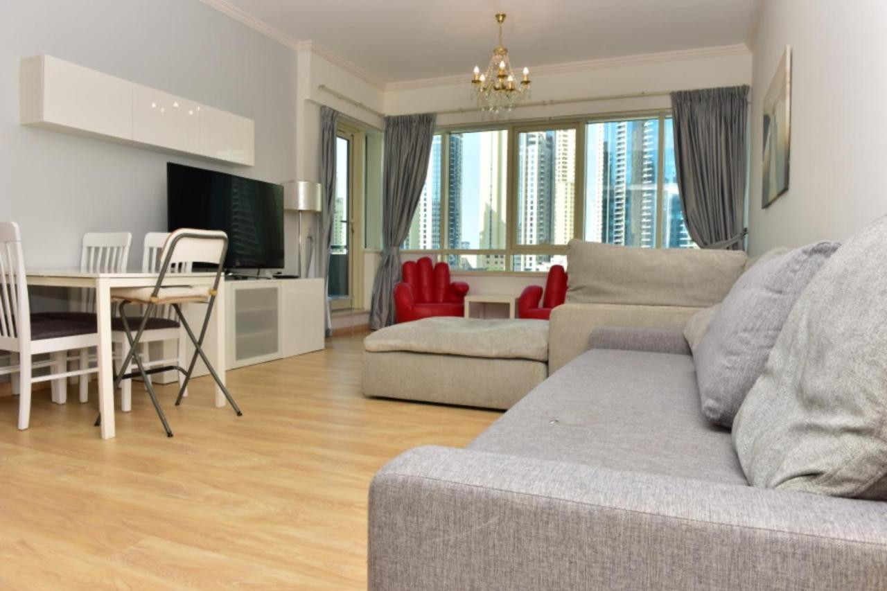 Dubai Marina 1 Bedroom Apt. walking distance JBR. Bagian luar foto